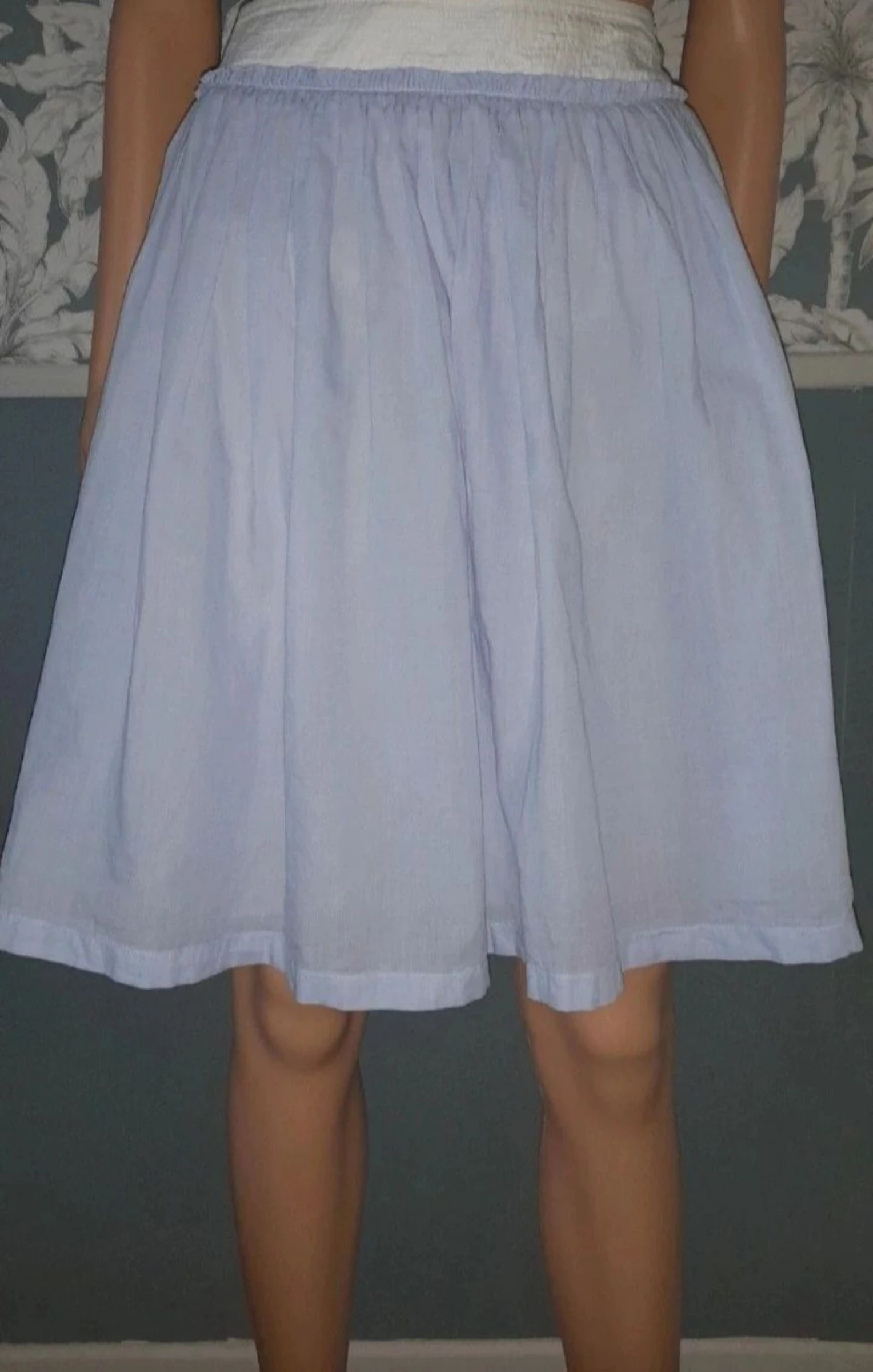 Falda Tara Jarmon azul talla 38 – photo 3
